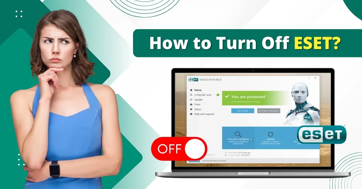 turn off ESET antivirus, how to turn ESET off, how to turn off ESET